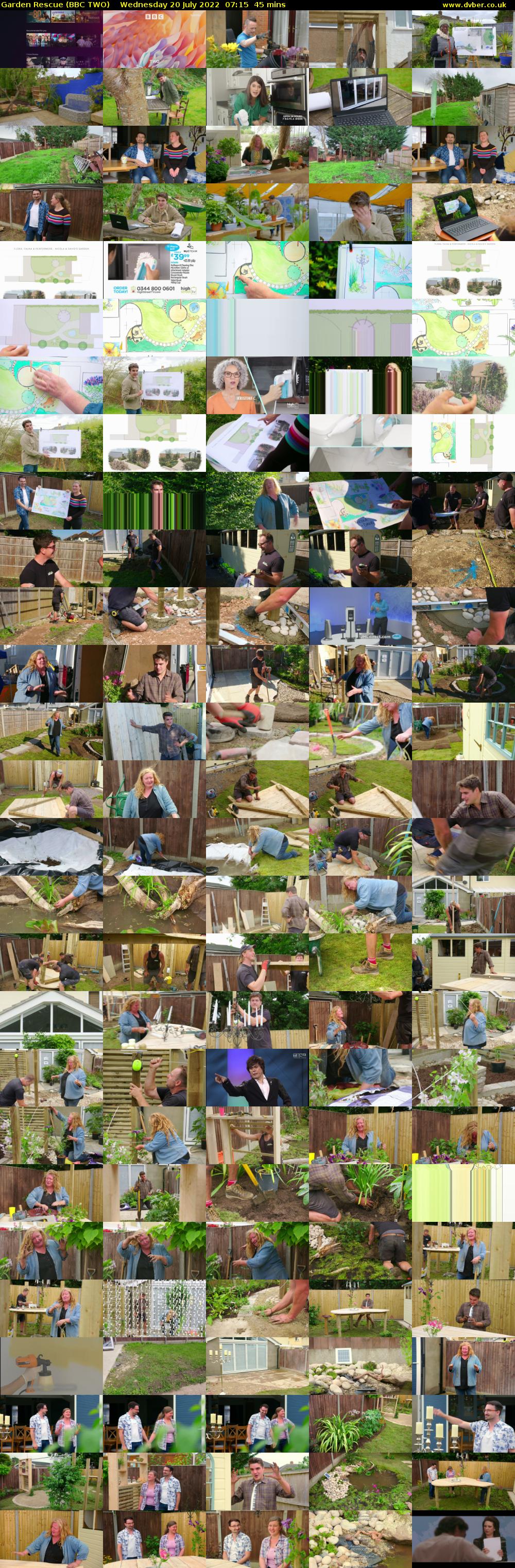 Garden Rescue (BBC TWO) Wednesday 20 July 2022 07:15 - 08:00