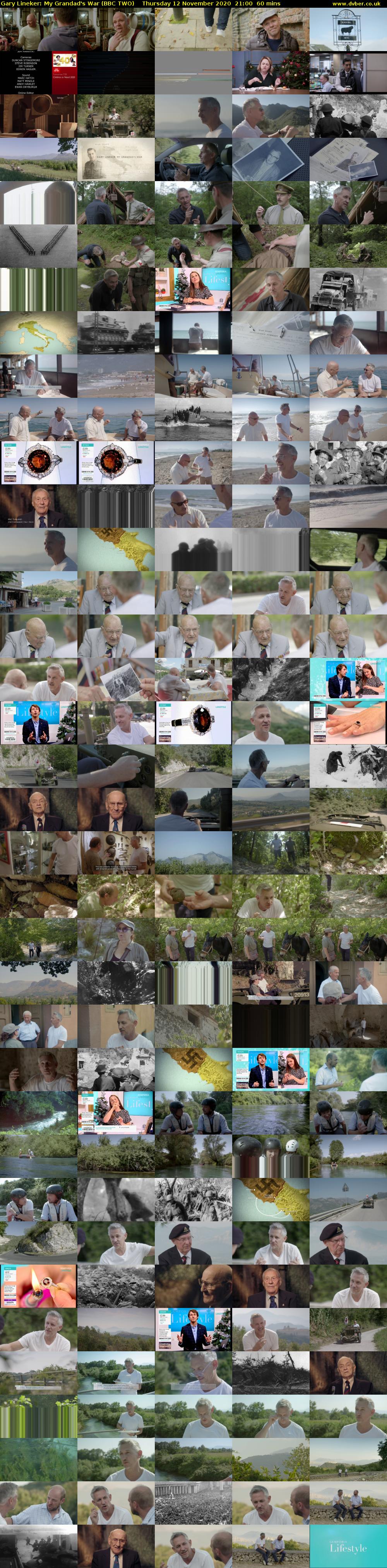 Gary Lineker: My Grandad's War (BBC TWO) Thursday 12 November 2020 21:00 - 22:00