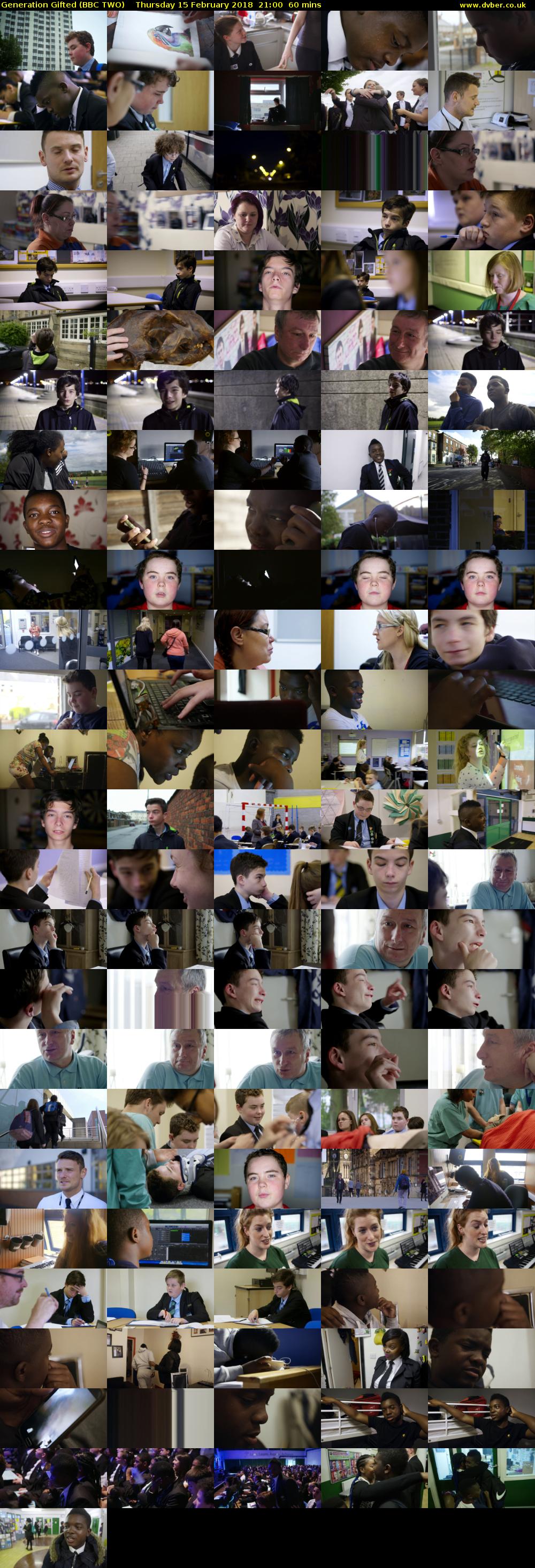 Generation Gifted (BBC TWO) Thursday 15 February 2018 21:00 - 22:00