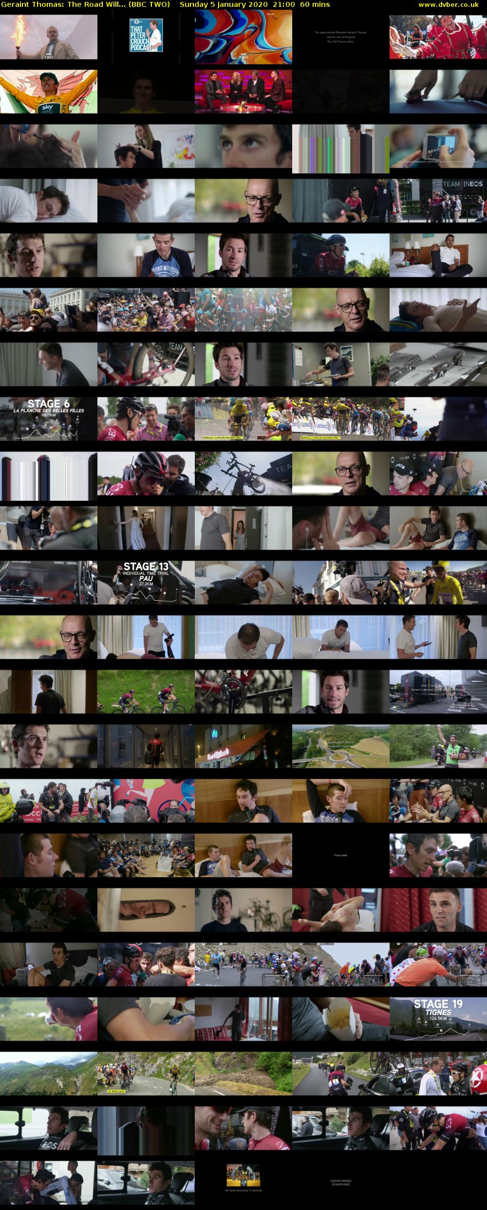 Geraint Thomas: The Road Will... (BBC TWO) Sunday 5 January 2020 21:00 - 22:00