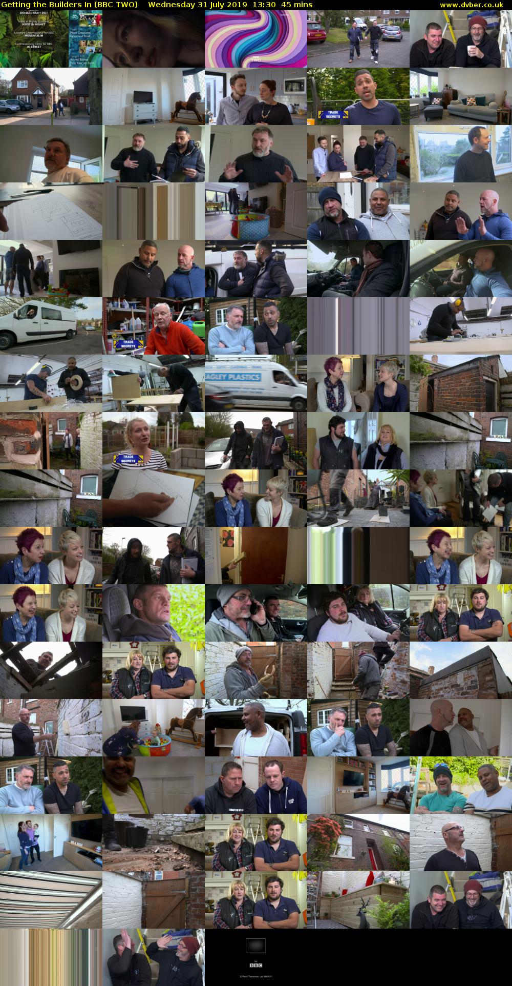 Getting the Builders In (BBC TWO) Wednesday 31 July 2019 13:30 - 14:15