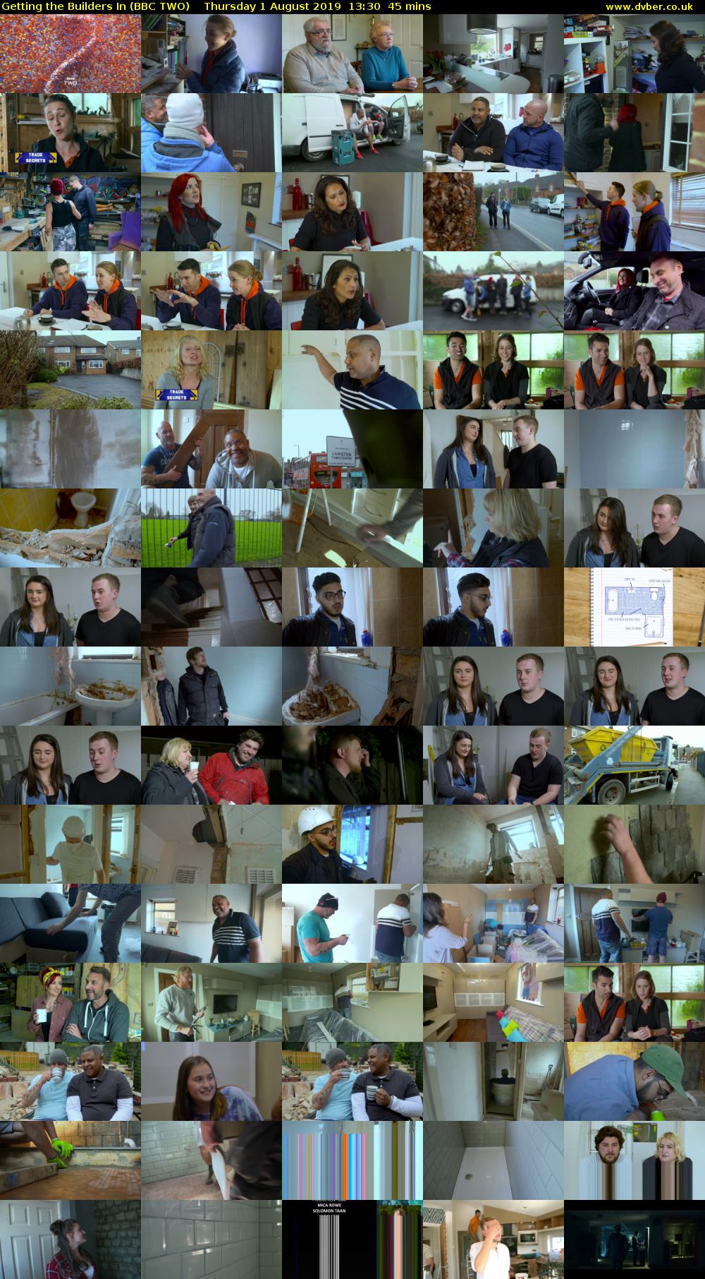 Getting the Builders In (BBC TWO) Thursday 1 August 2019 13:30 - 14:15
