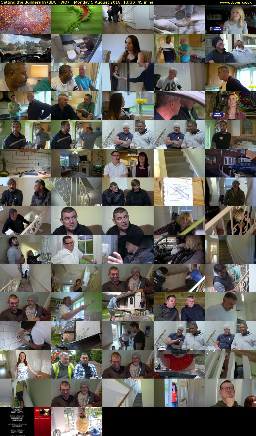 Getting the Builders In (BBC TWO) Monday 5 August 2019 13:30 - 14:15