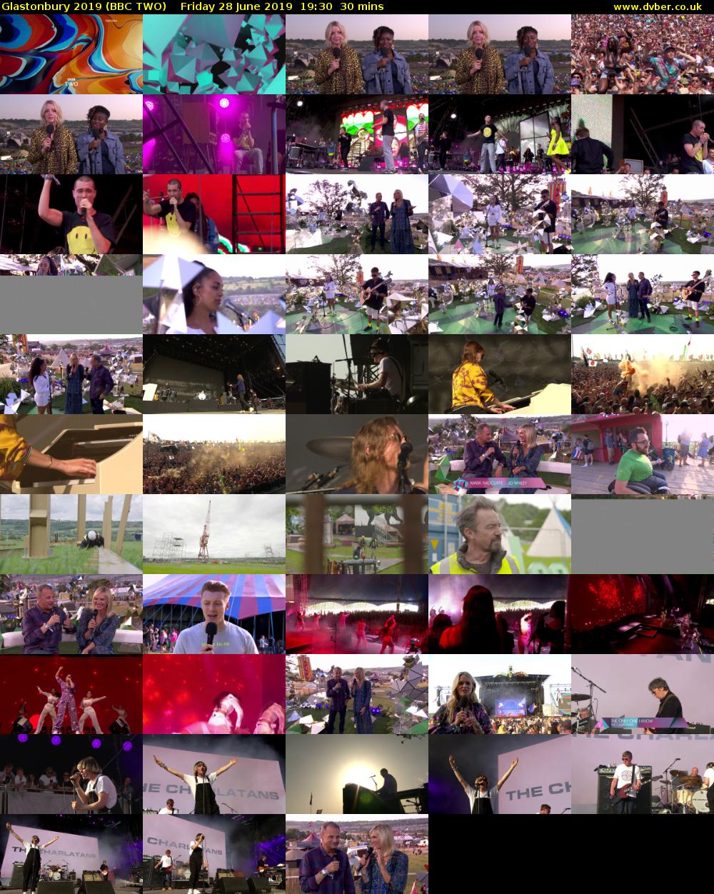 Glastonbury 2019 (BBC TWO) Friday 28 June 2019 19:30 - 20:00
