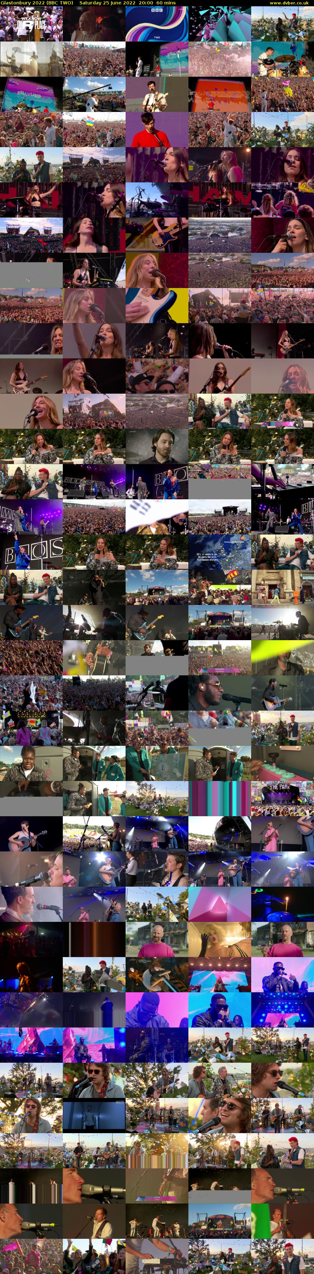 Glastonbury 2022 (BBC TWO) Saturday 25 June 2022 20:00 - 21:00