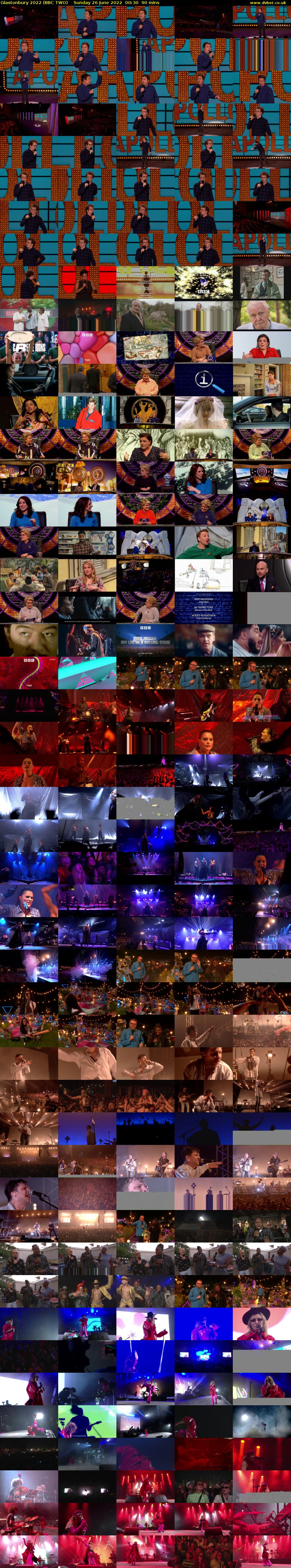 Glastonbury 2022 (BBC TWO) Sunday 26 June 2022 00:30 - 02:00