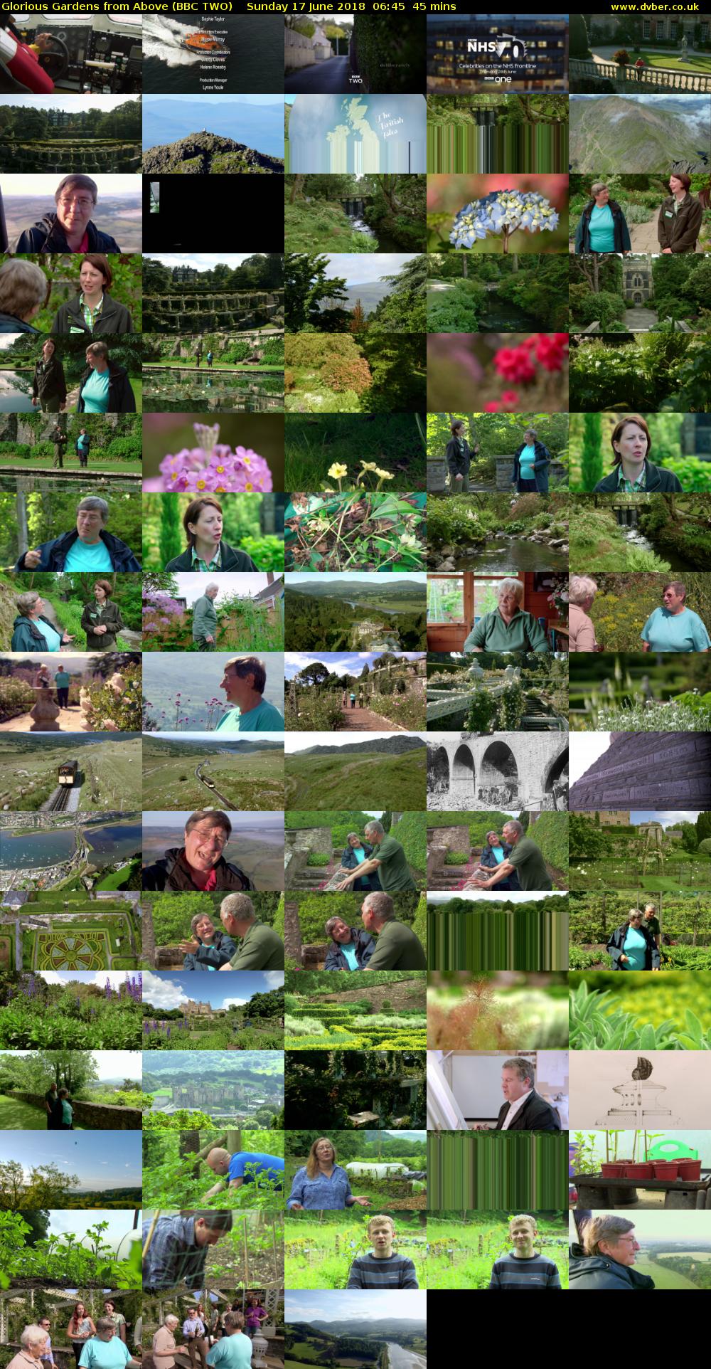 Glorious Gardens from Above (BBC TWO) Sunday 17 June 2018 06:45 - 07:30