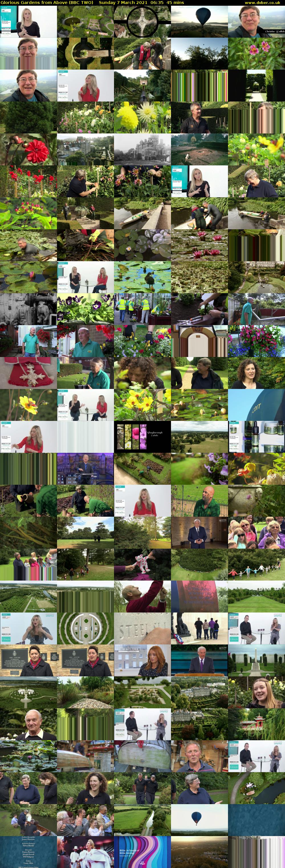 Glorious Gardens from Above (BBC TWO) Sunday 7 March 2021 06:35 - 07:20