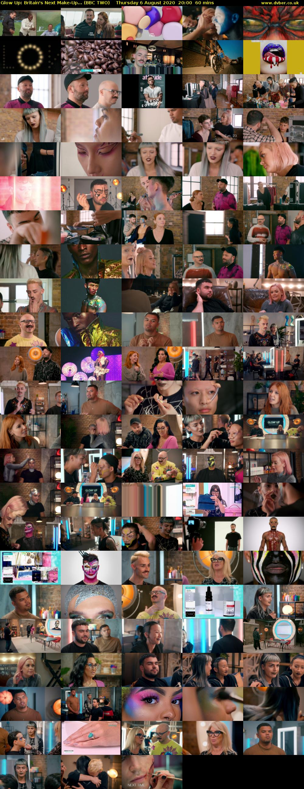 Glow Up: Britain's Next Make-Up... (BBC TWO) Thursday 6 August 2020 20:00 - 21:00