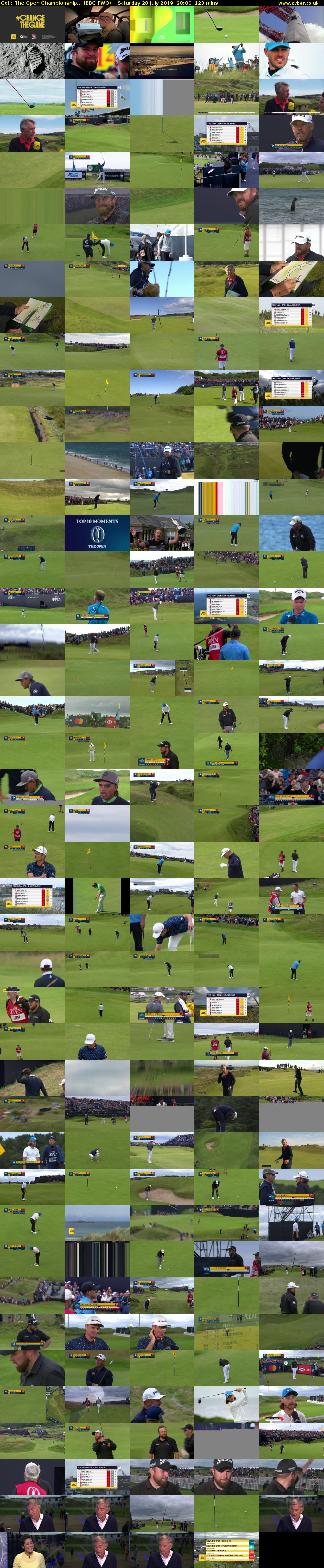 Golf: The Open Championship... (BBC TWO) Saturday 20 July 2019 20:00 - 22:00