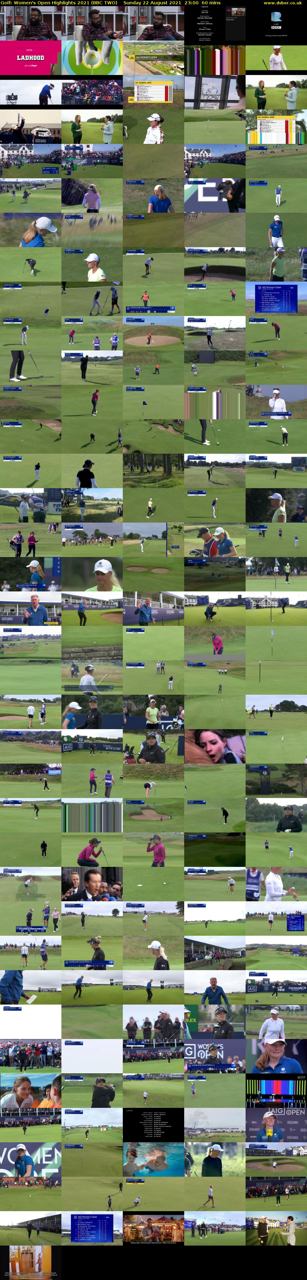 Golf: Women's Open Highlights 2021 (BBC TWO) Sunday 22 August 2021 23:00 - 00:00