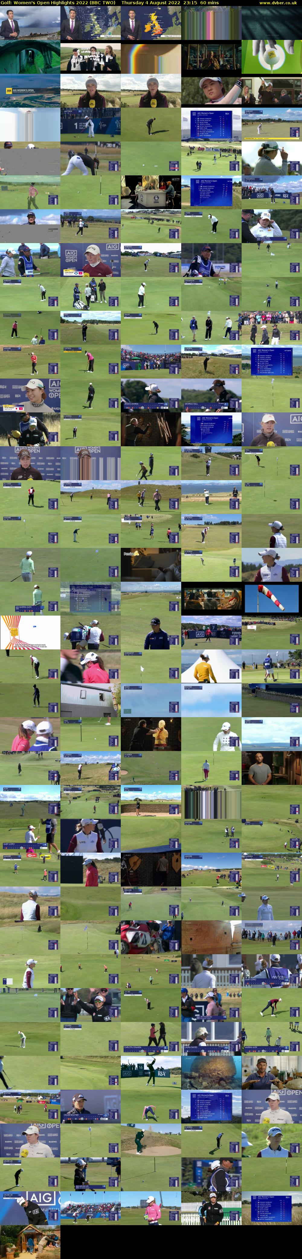 Golf: Women's Open Highlights 2022 (BBC TWO) Thursday 4 August 2022 23:15 - 00:15