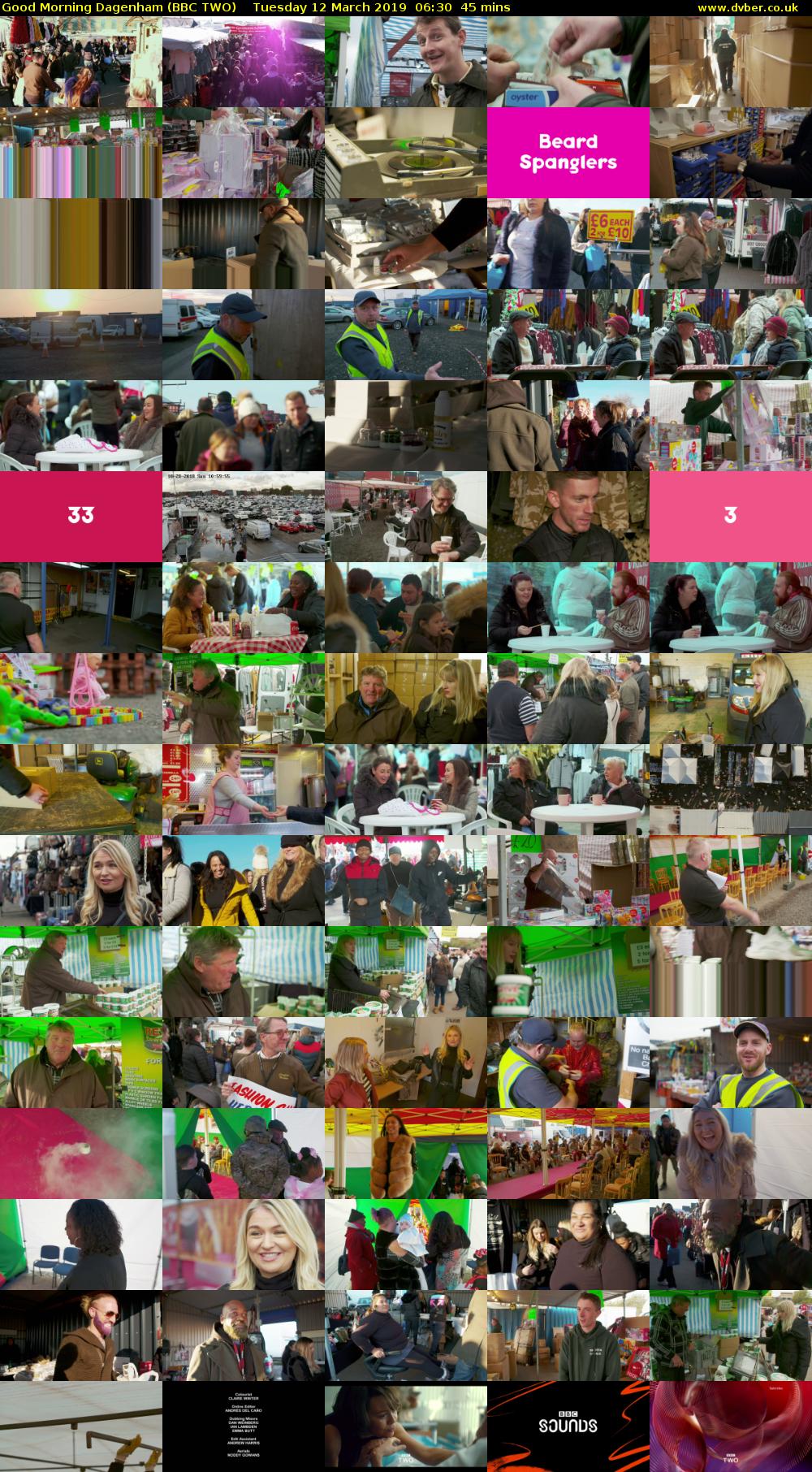 Good Morning Dagenham (BBC TWO) Tuesday 12 March 2019 06:30 - 07:15