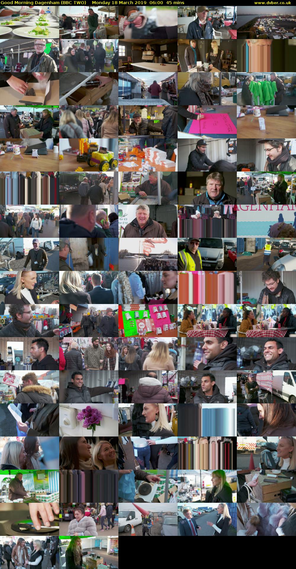 Good Morning Dagenham (BBC TWO) Monday 18 March 2019 06:00 - 06:45