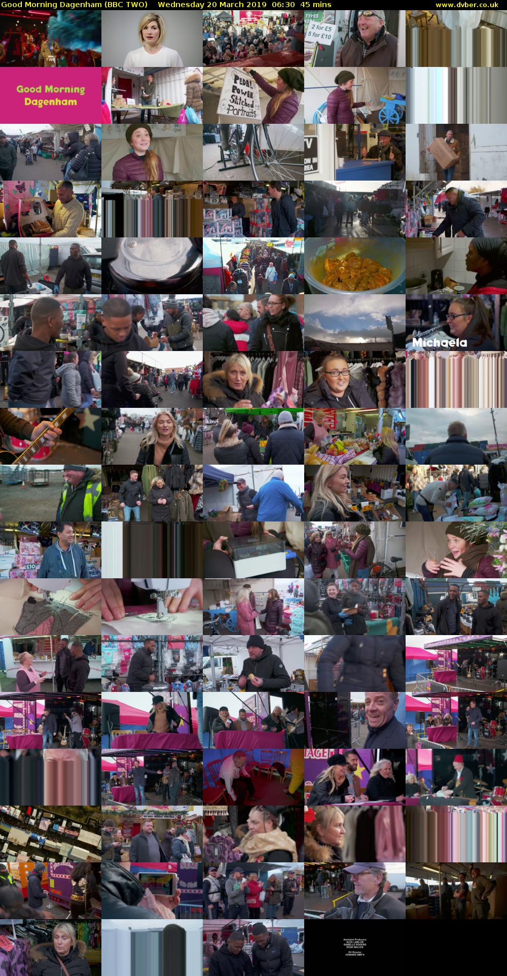 Good Morning Dagenham (BBC TWO) Wednesday 20 March 2019 06:30 - 07:15