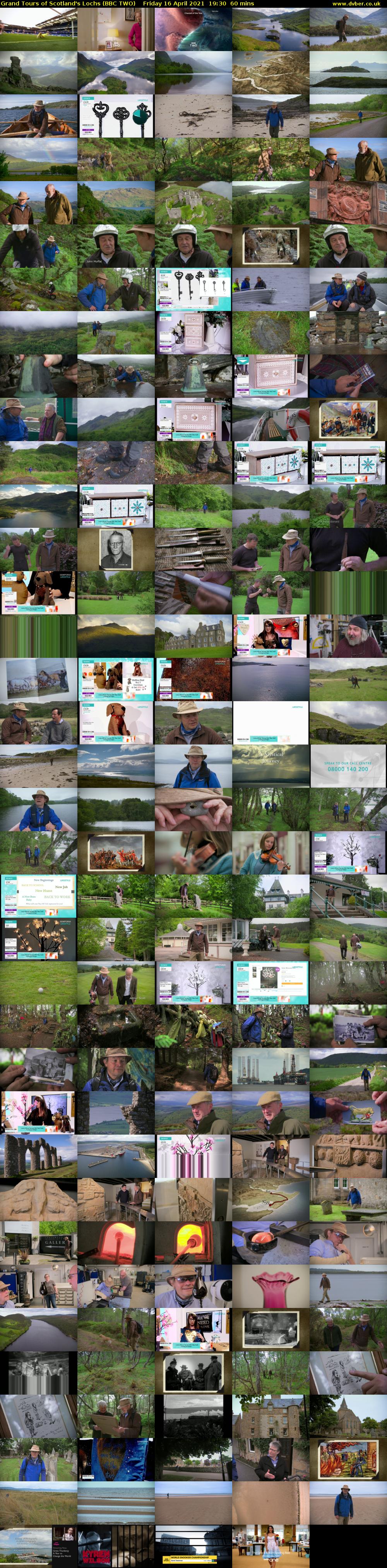 Grand Tours of Scotland's Lochs (BBC TWO) Friday 16 April 2021 19:30 - 20:30