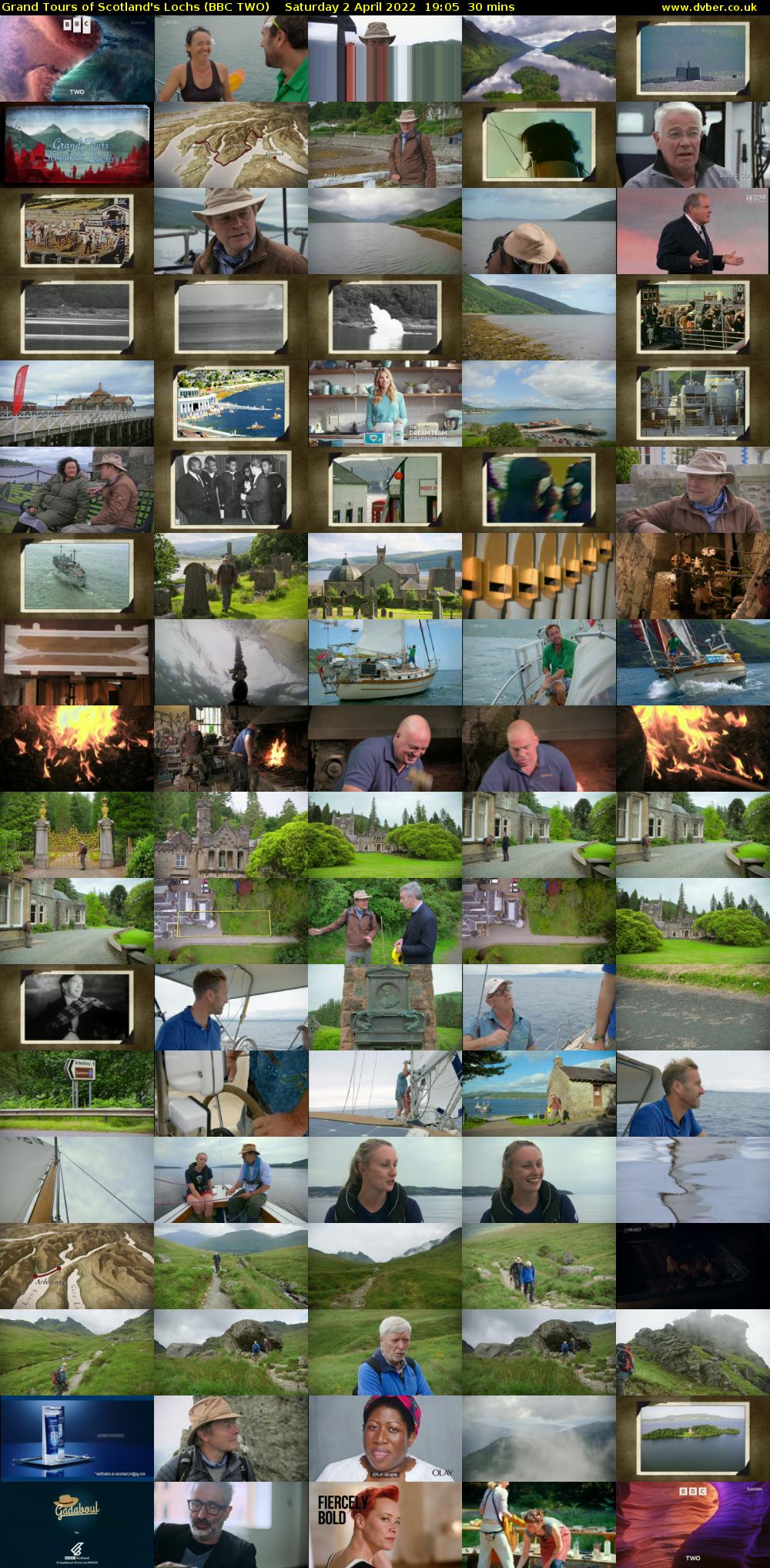 Grand Tours of Scotland's Lochs (BBC TWO) Saturday 2 April 2022 19:05 - 19:35
