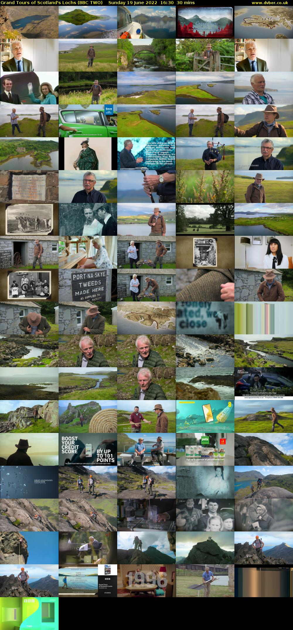 Grand Tours of Scotland's Lochs (BBC TWO) Sunday 19 June 2022 16:30 - 17:00