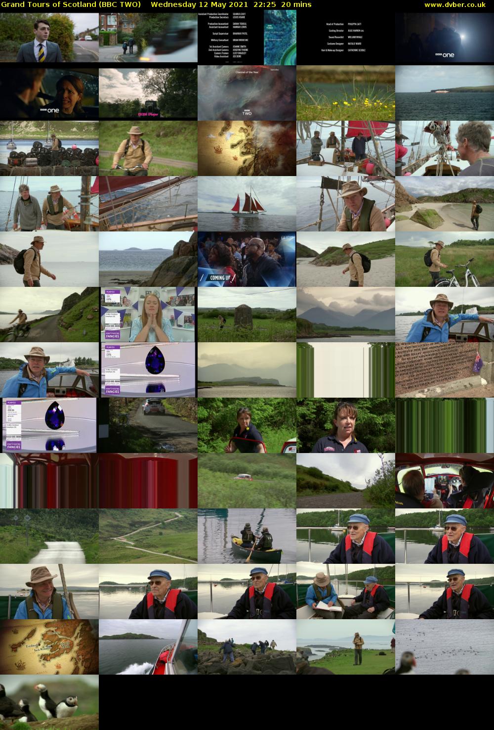 Grand Tours of Scotland (BBC TWO) Wednesday 12 May 2021 22:25 - 22:45