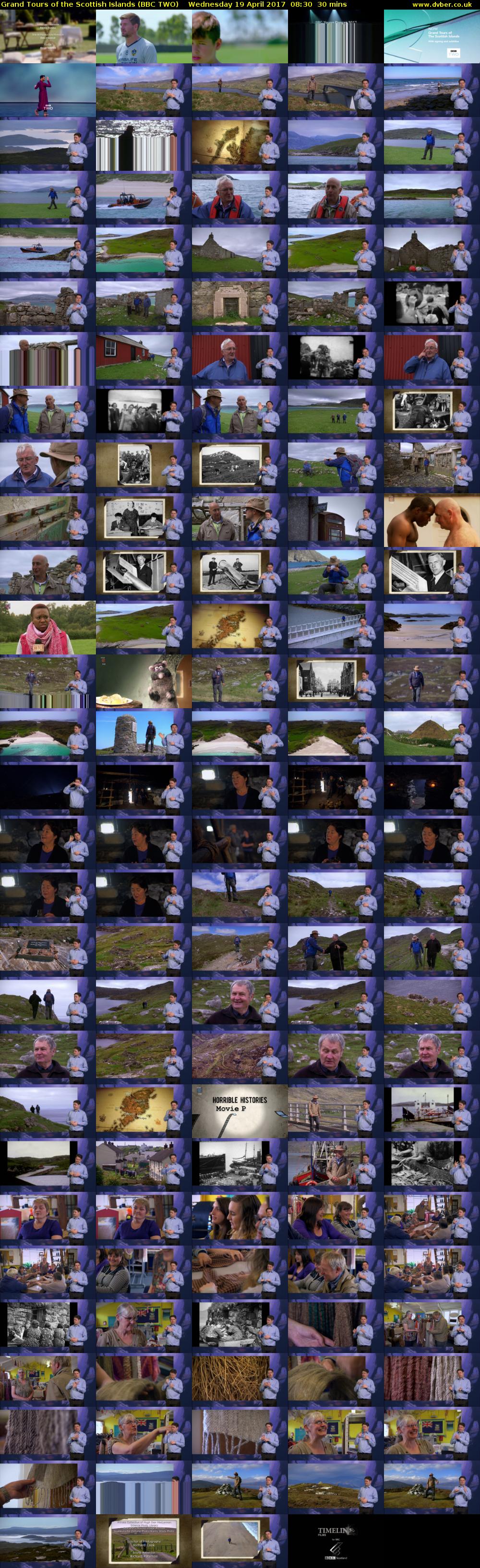 Grand Tours of the Scottish Islands (BBC TWO) Wednesday 19 April 2017 08:30 - 09:00