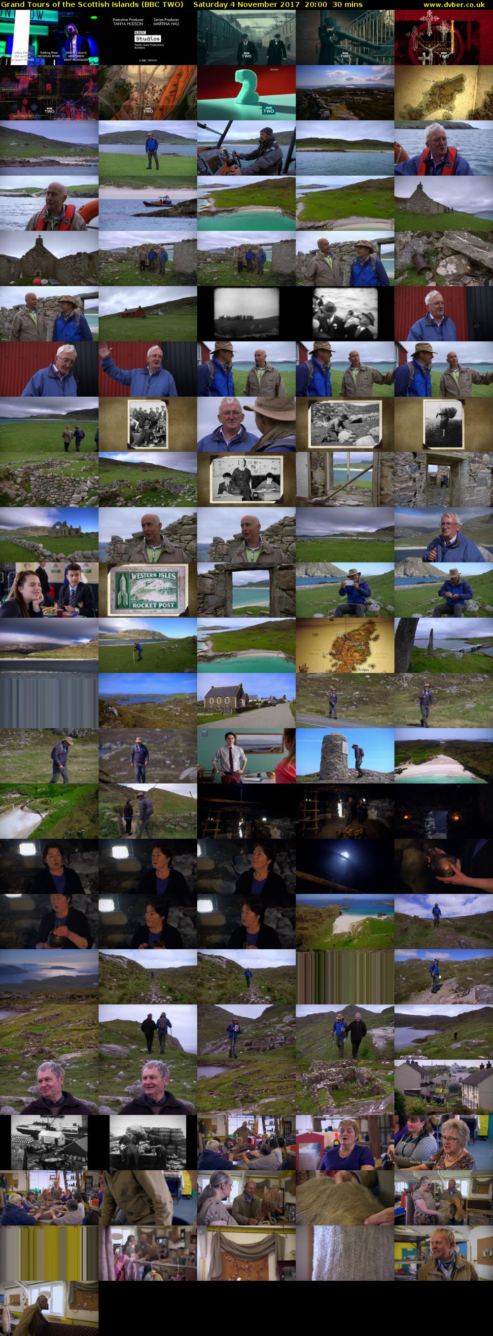 Grand Tours of the Scottish Islands (BBC TWO) Saturday 4 November 2017 20:00 - 20:30