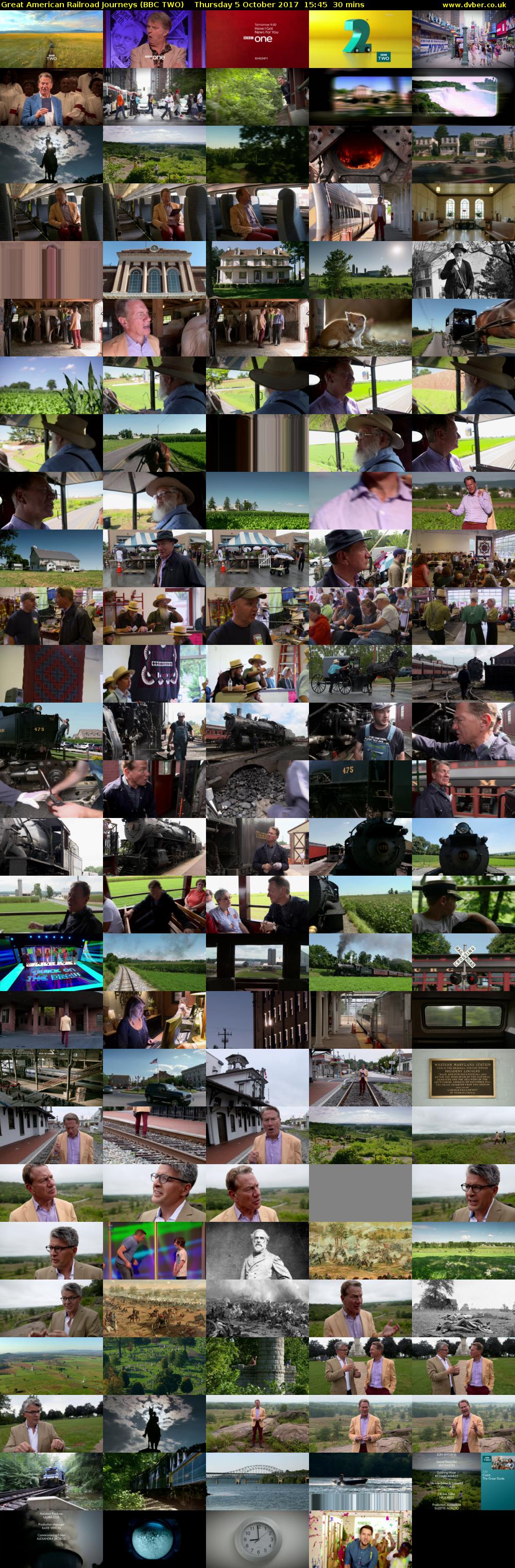 Great American Railroad Journeys (BBC TWO) Thursday 5 October 2017 15:45 - 16:15