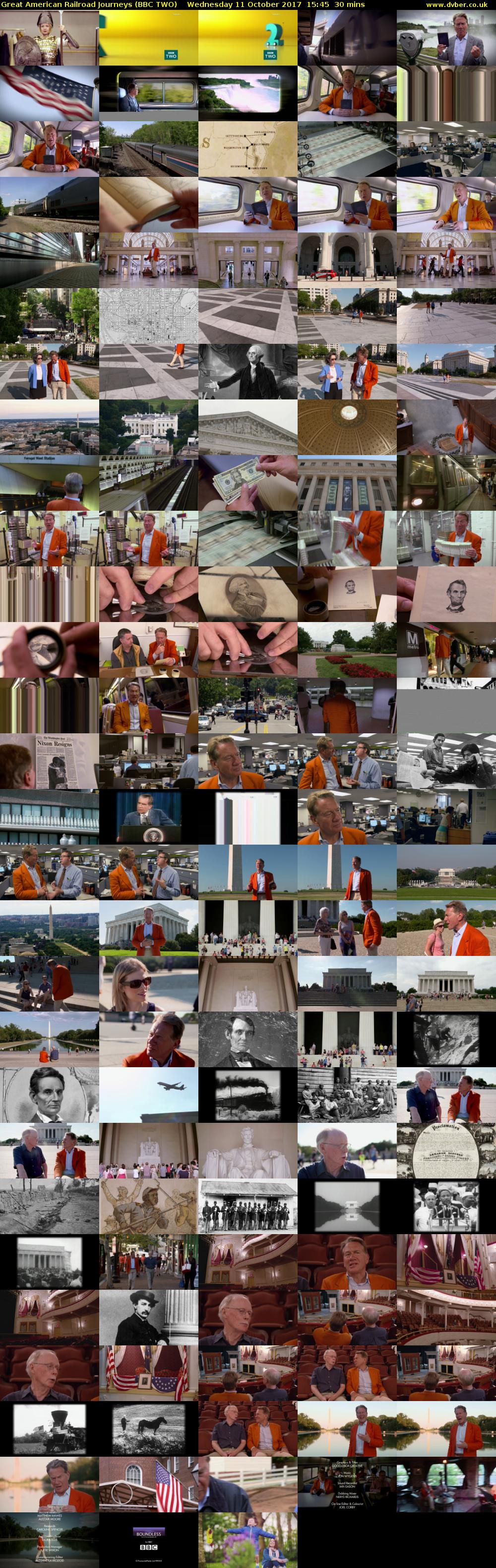 Great American Railroad Journeys (BBC TWO) Wednesday 11 October 2017 15:45 - 16:15