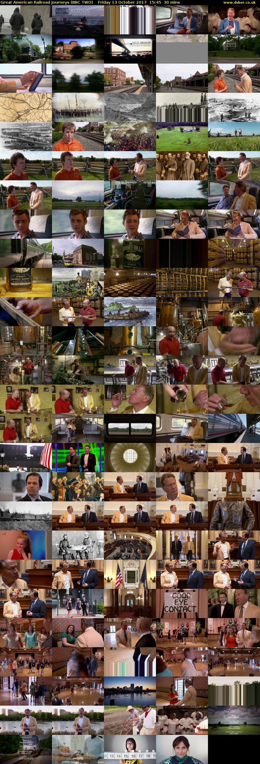 Great American Railroad Journeys (BBC TWO) Friday 13 October 2017 15:45 - 16:15