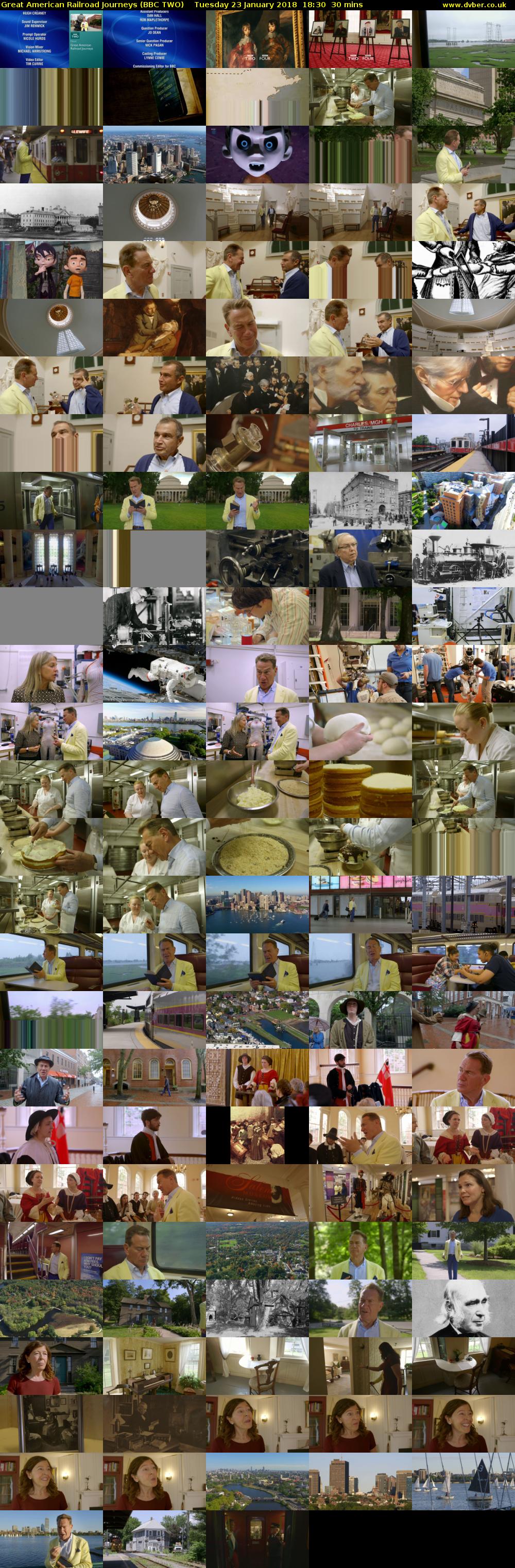 Great American Railroad Journeys (BBC TWO) Tuesday 23 January 2018 18:30 - 19:00