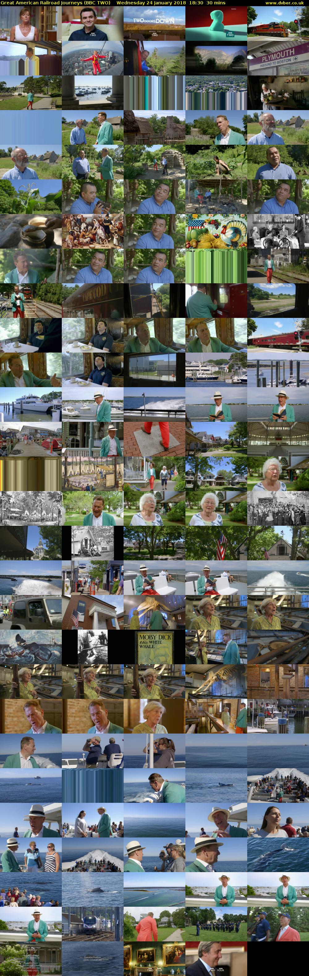 Great American Railroad Journeys (BBC TWO) Wednesday 24 January 2018 18:30 - 19:00