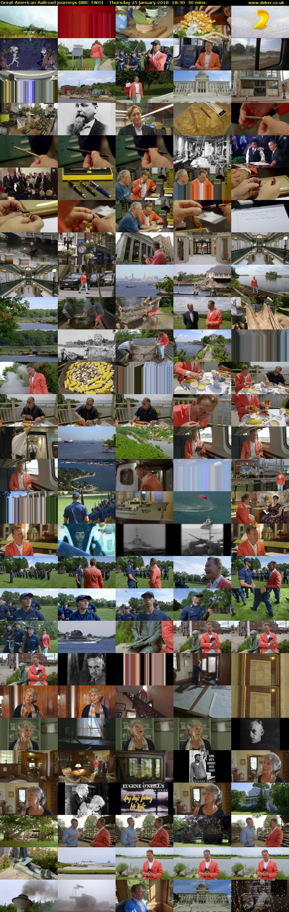 Great American Railroad Journeys (BBC TWO) Thursday 25 January 2018 18:30 - 19:00
