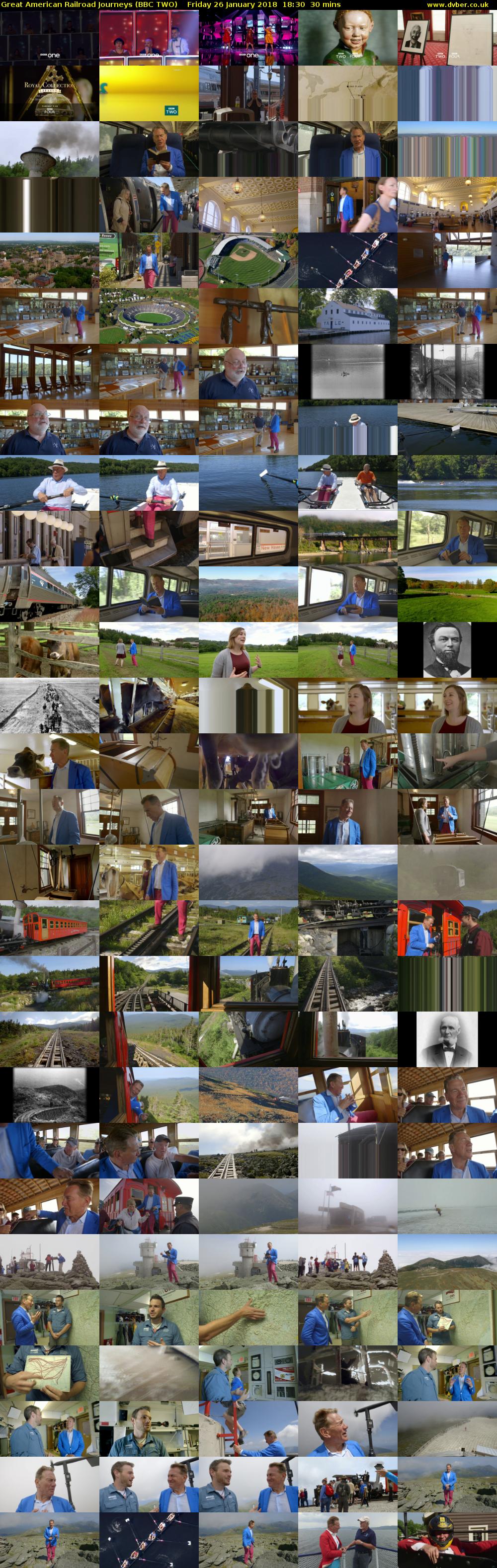 Great American Railroad Journeys (BBC TWO) Friday 26 January 2018 18:30 - 19:00