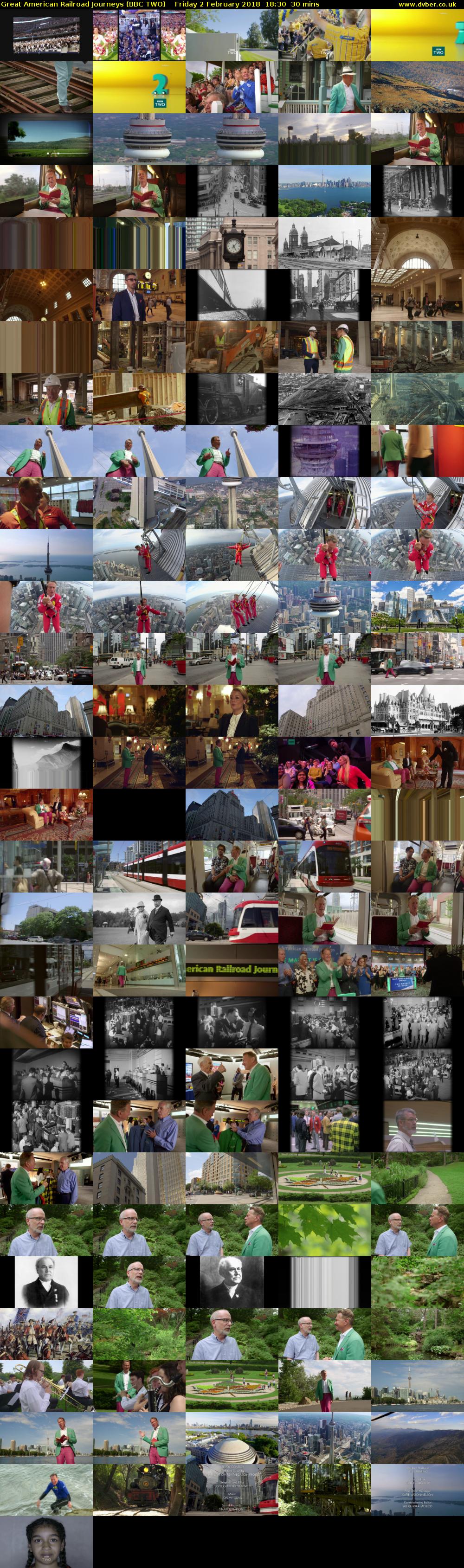 Great American Railroad Journeys (BBC TWO) Friday 2 February 2018 18:30 - 19:00