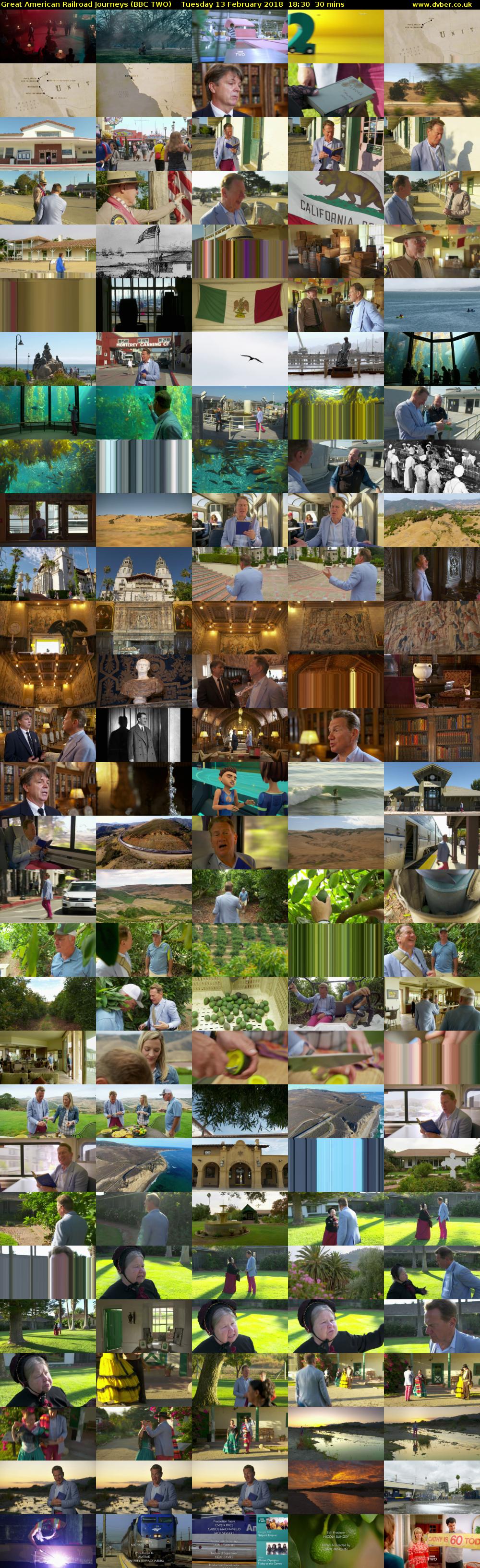 Great American Railroad Journeys (BBC TWO) Tuesday 13 February 2018 18:30 - 19:00