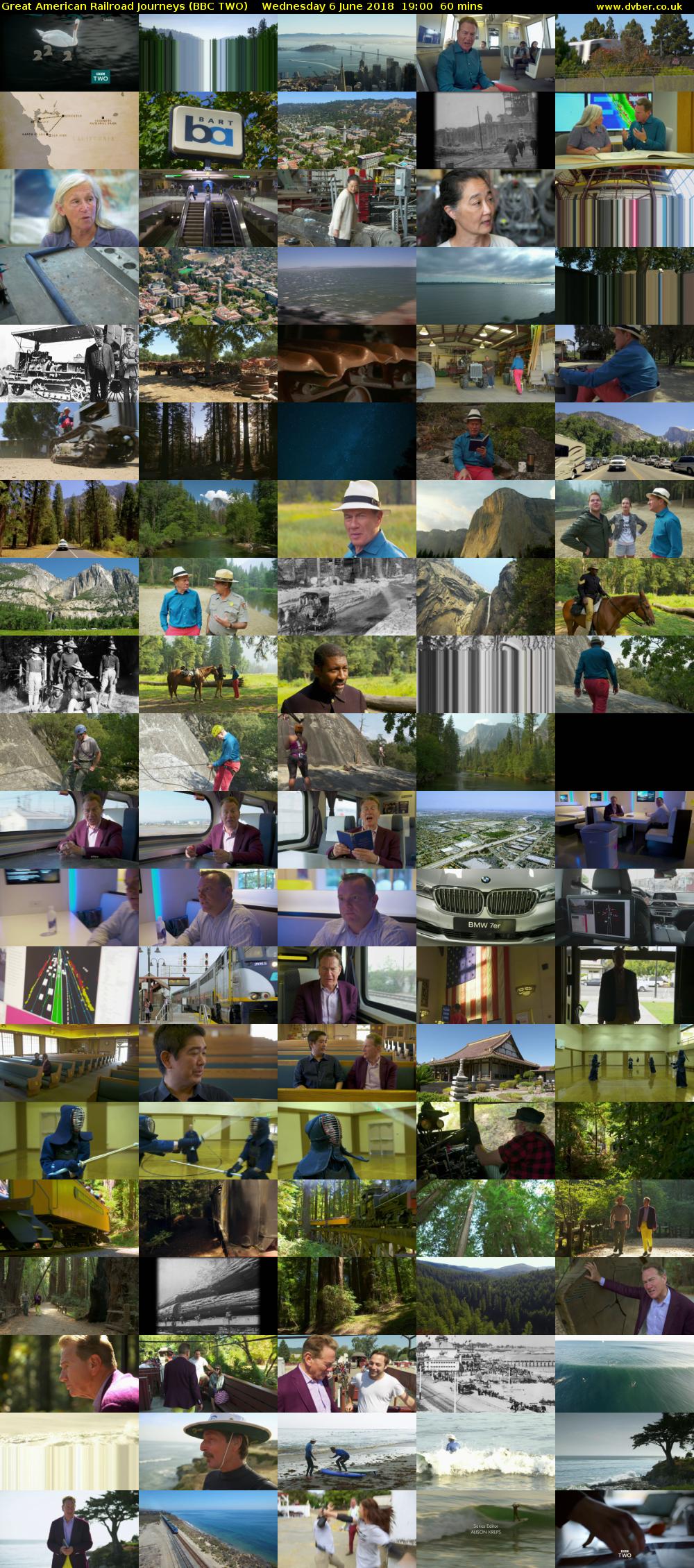 Great American Railroad Journeys (BBC TWO) Wednesday 6 June 2018 19:00 - 20:00