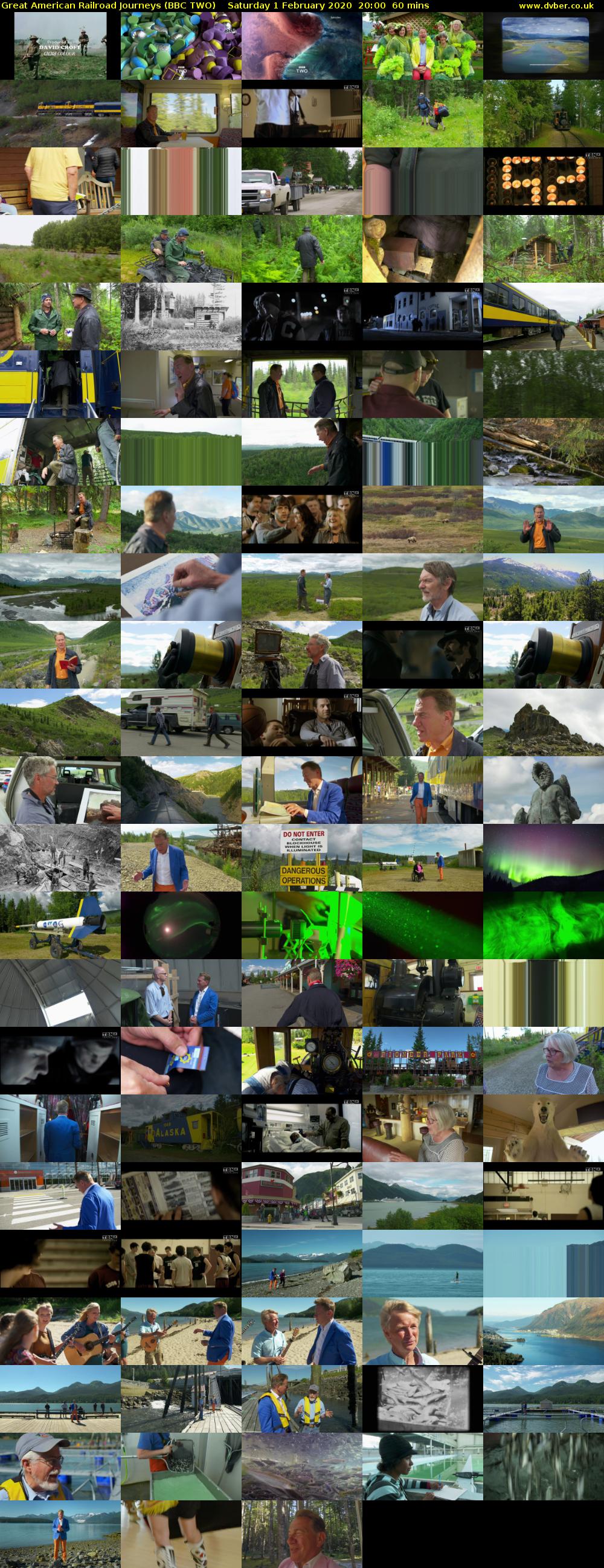 Great American Railroad Journeys (BBC TWO) Saturday 1 February 2020 20:00 - 21:00