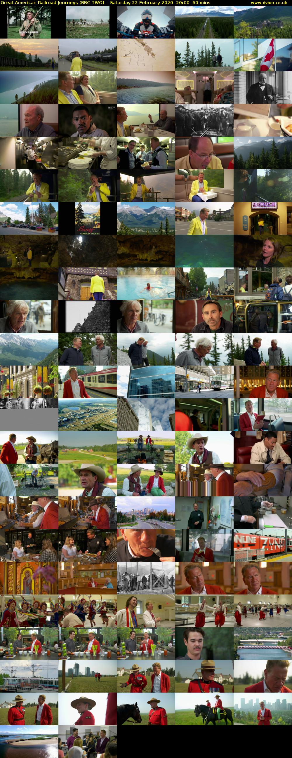 Great American Railroad Journeys (BBC TWO) Saturday 22 February 2020 20:00 - 21:00