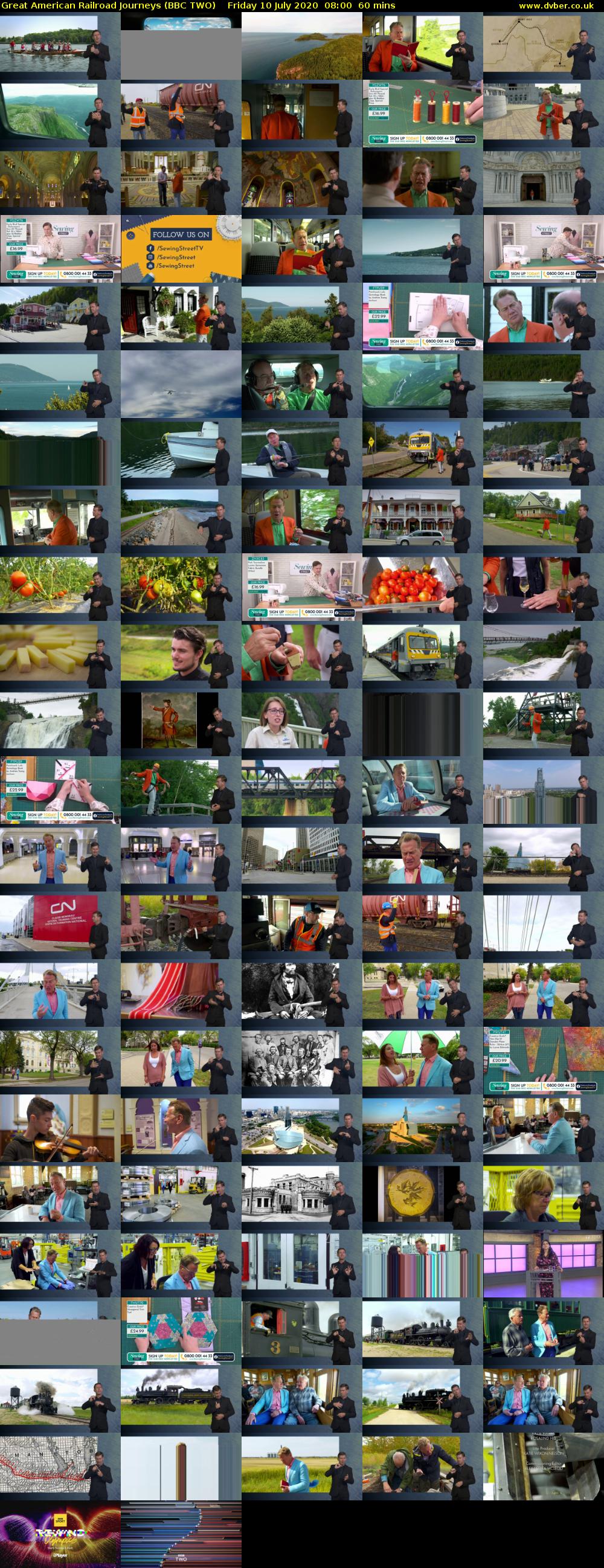 Great American Railroad Journeys (BBC TWO) Friday 10 July 2020 08:00 - 09:00