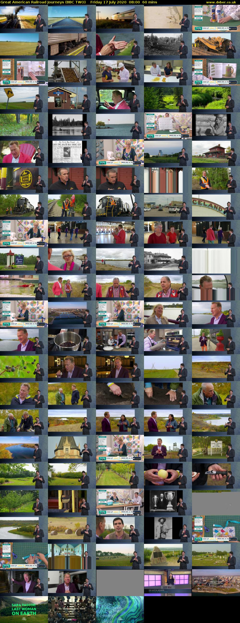 Great American Railroad Journeys (BBC TWO) Friday 17 July 2020 08:00 - 09:00