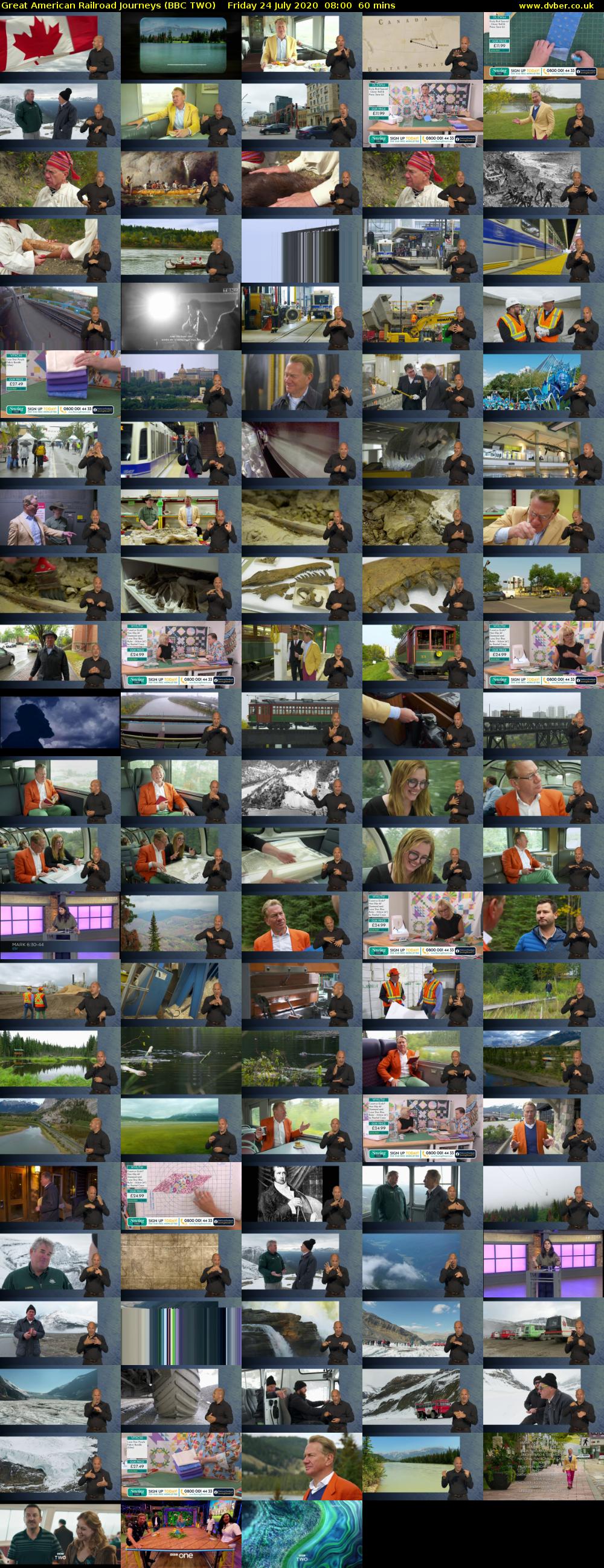 Great American Railroad Journeys (BBC TWO) Friday 24 July 2020 08:00 - 09:00