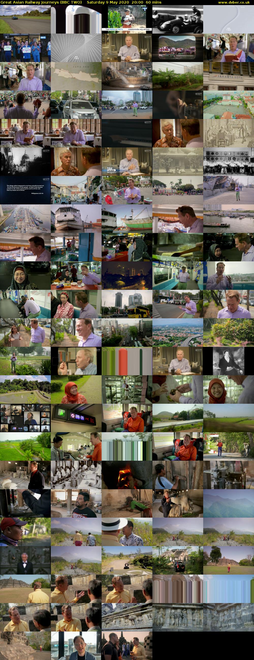 Great Asian Railway Journeys (BBC TWO) Saturday 9 May 2020 20:00 - 21:00