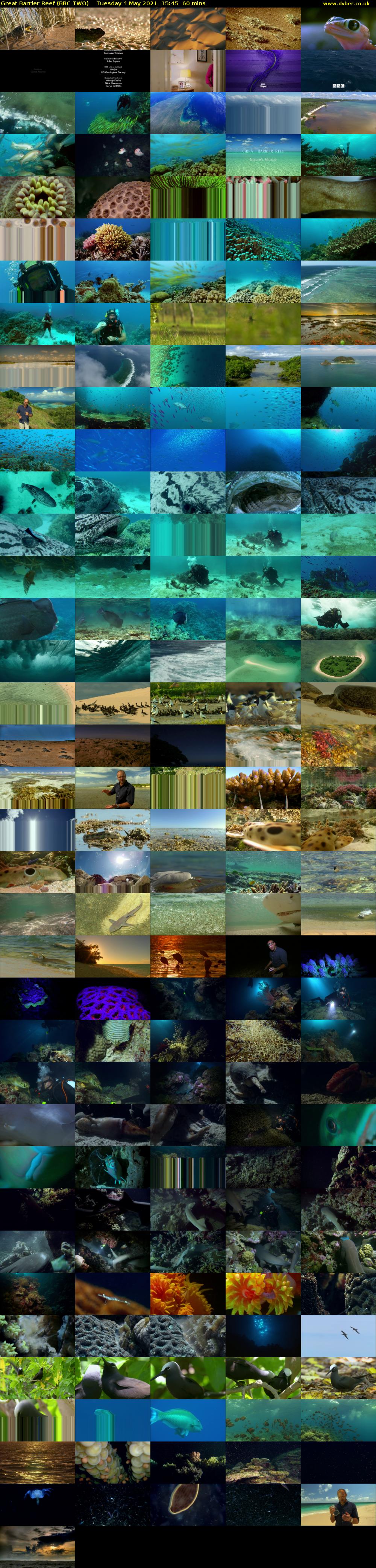 Great Barrier Reef (BBC TWO) Tuesday 4 May 2021 15:45 - 16:45