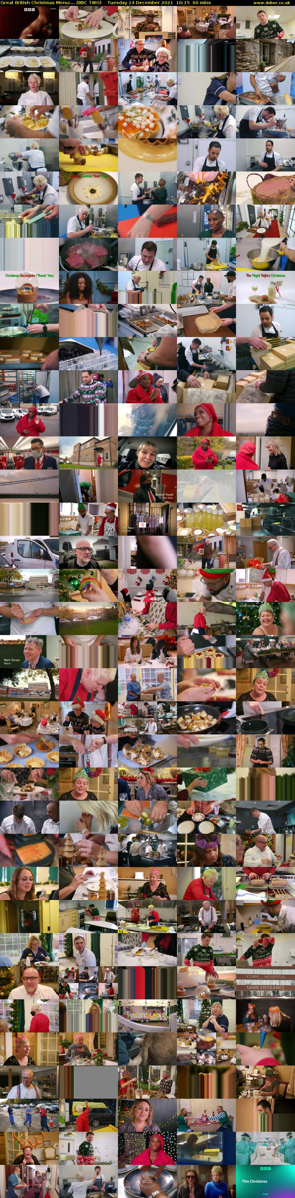 Great British Christmas Menu:... (BBC TWO) Tuesday 14 December 2021 16:15 - 17:15