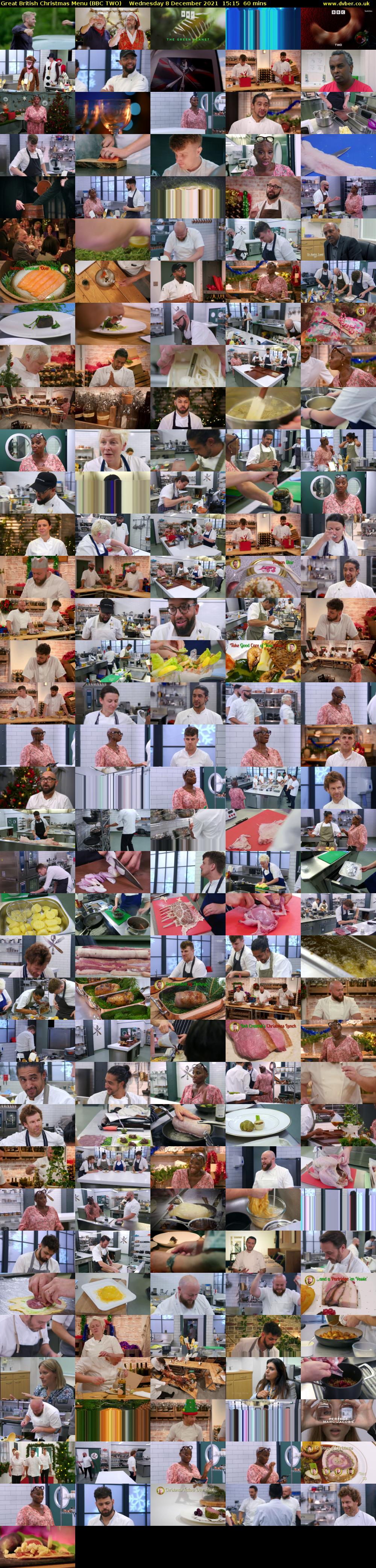 Great British Christmas Menu (BBC TWO) Wednesday 8 December 2021 15:15 - 16:15