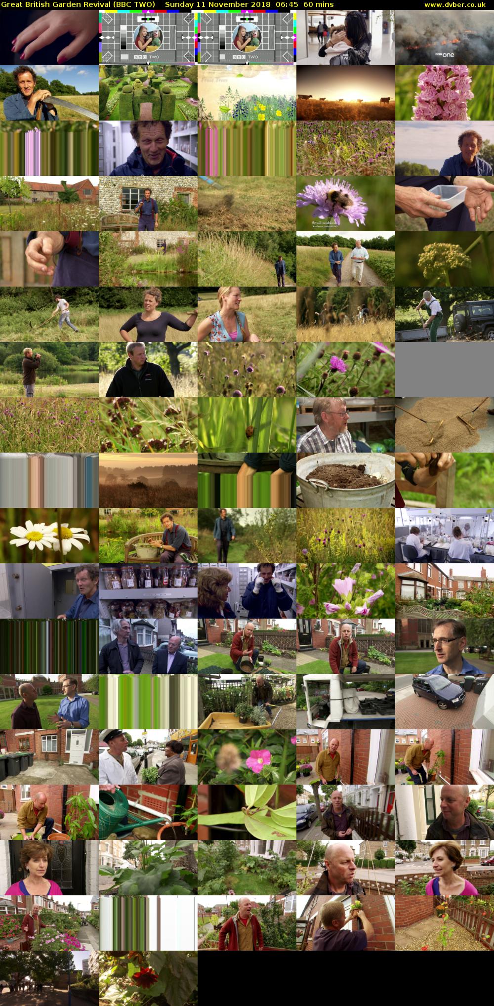 Great British Garden Revival (BBC TWO) Sunday 11 November 2018 06:45 - 07:45