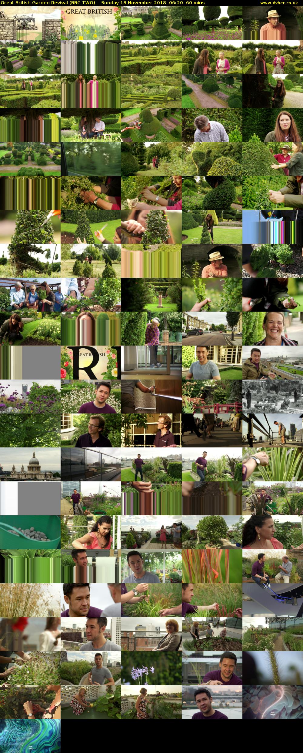 Great British Garden Revival (BBC TWO) Sunday 18 November 2018 06:20 - 07:20
