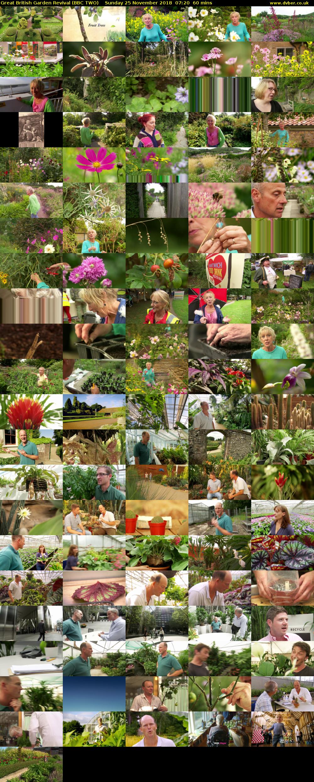 Great British Garden Revival (BBC TWO) Sunday 25 November 2018 07:20 - 08:20