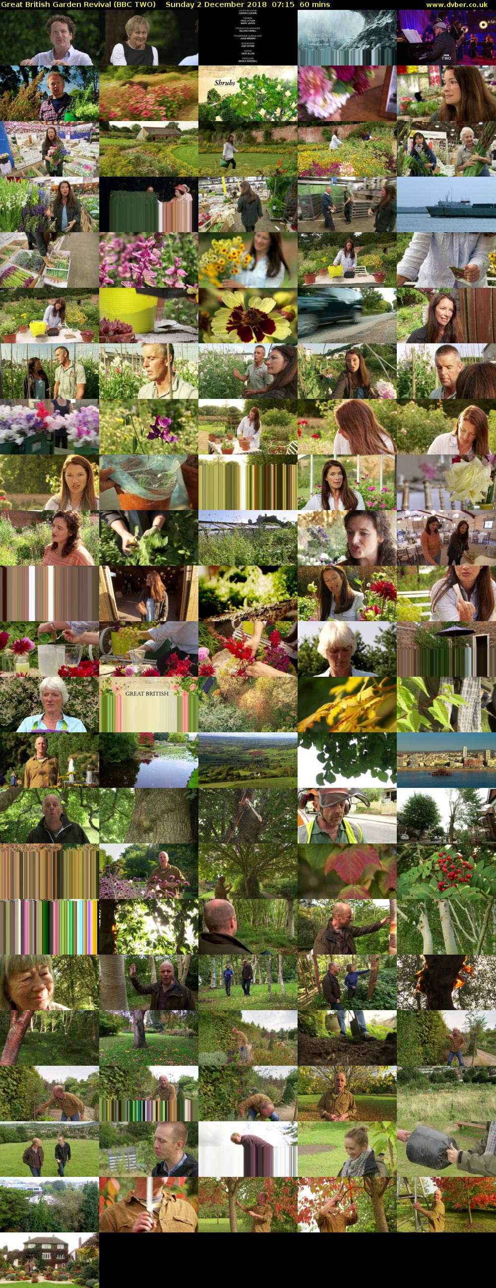 Great British Garden Revival (BBC TWO) Sunday 2 December 2018 07:15 - 08:15
