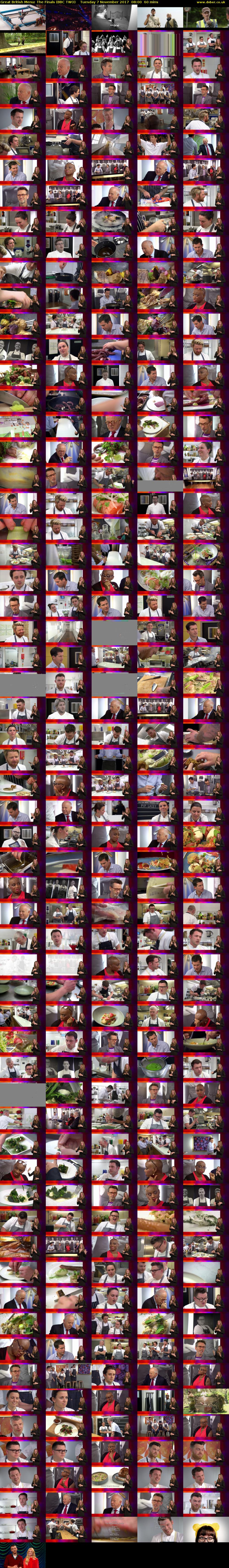 Great British Menu: The Finals (BBC TWO) Tuesday 7 November 2017 08:00 - 09:00