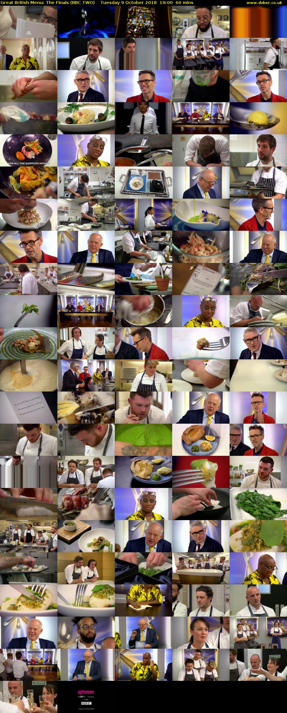 Great British Menu: The Finals (BBC TWO) Tuesday 9 October 2018 19:00 - 20:00